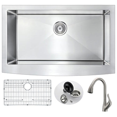 ANZZI ELYSIAN Series KAZ3620-031B Kitchen Sink Kitchen Sink ANZZI